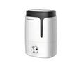 White humidifier with black top on a white background